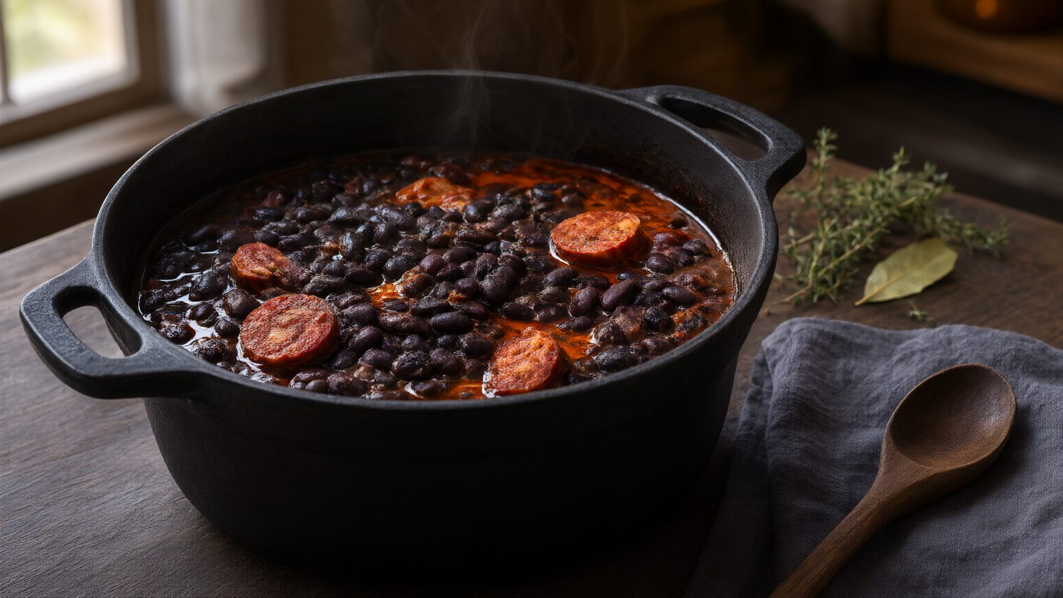 Alubias de Tolosa en cocotte con sacramentos