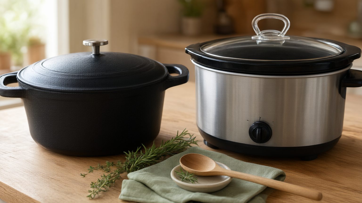 Cocotte frente a olla lenta: diferencias y cómo adaptar recetas
