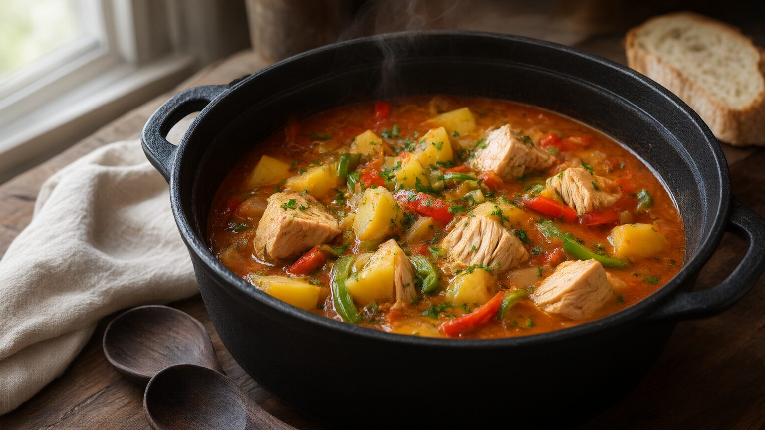 Marmitako de bonito en cocotte