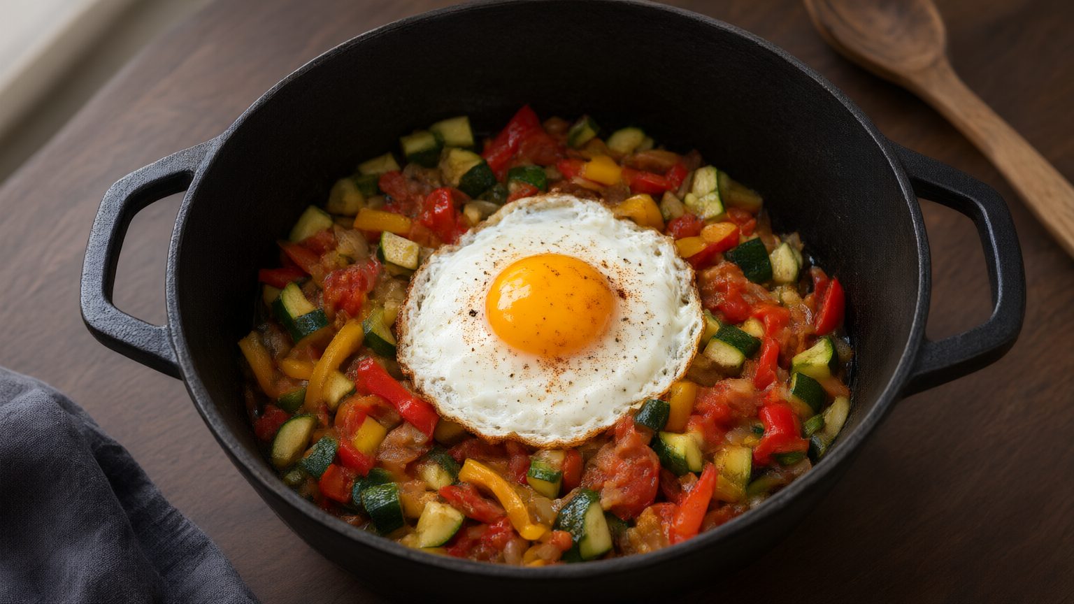 Pisto manchego en cocotte